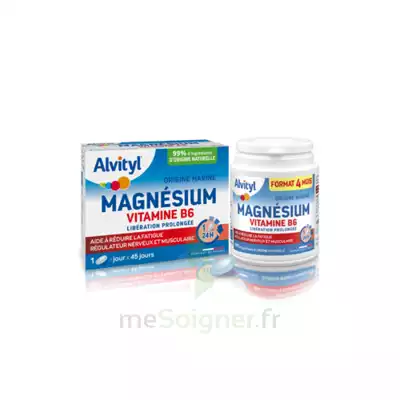 Alvityl Magnésium Vitamine B6 Libération Prolongée Comprimés Lp B/45 à LES-PAVILLONS-SOUS-BOIS